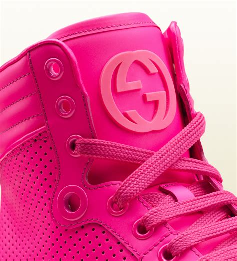 gucci pink sneaker|gucci shopper.